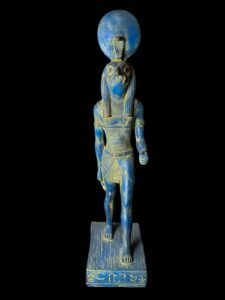 Rare Falcon Egyptian God Ra Statue: God of Sun & Sky - Image 3