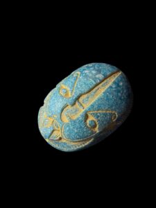 Egyptian Scarab Beetle: Eye of Horus Good Luck Symbol - Image 3