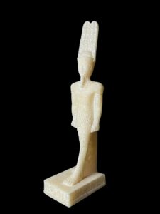 Egyptian God Amun Statue: Museum Replica - Image 3