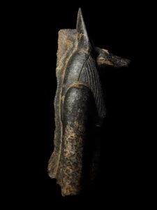 Hand Carved Granite Anubis Statue: Egyptian Home Decor - Image 3