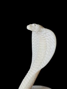 Ancient Egyptian Uraeus cobra statue, snake gifts for Snakes lovers - Image 3