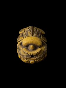 Large Egyptian Scarab, The decorative Good luck scarab in Ancient Egypt. - Image 3