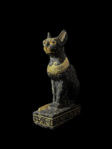 Ancient Egyptian Goddess Bastet statue, Home decor statues made in Egypt - Image 3