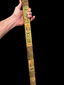 Ancient Egyptian Waz Sceptre Staff: Ceremony Stick - Image 3