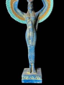 colorful Goddess Isis statue, unique Isis goddess Statue. - Image 3