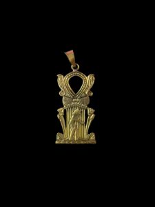 Brass Egyptian Ankh Cross Pendant: Key of Life - Image 3