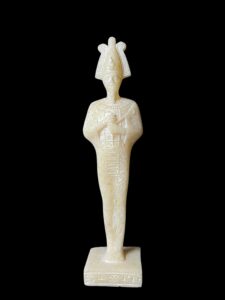 Alabaster Egyptian God Osiris Statue: Unique Statuette - Image 3