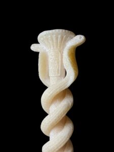 Ancient Egyptian Uraeus cobra candle holder style, snake gifts for Snakes lovers - Image 3