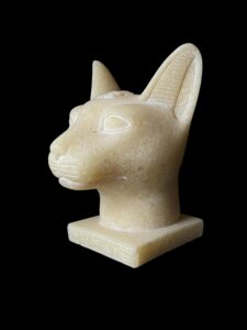 Ancient Egyptian Goddess Bastet statue, Home decor statues made in Egypt - Image 3