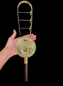 Winged Scarab Sistrum: Ancient Egyptian Musical Instrument - Image 3