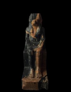 Rare Granite Anubis Statue: Egyptian God Statuette - Image 3