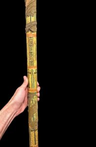 Sceptre staff, Head of Anubis Waz sceptre. Ancient Egyptian waz-scpetre - Image 3