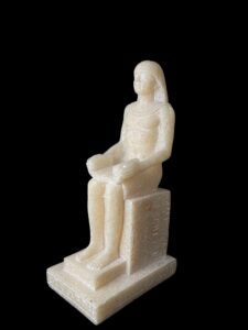 Handmade Egyptian Scribe Statue: Ancient Egypt Decor - Image 3