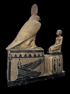 Egyptian God Ra/Horus Replica Statue - Museum Art Artifact - Image 3