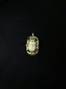 Egyptian Scarab pendant necklace, The decorative Good luck scarab in Ancient Egypt. - Image 3