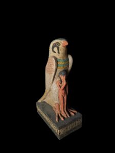 Egyptian God Horus Stone Statue - Image 3