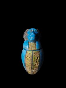 Porcelain Canopic Jars Figurines: Sons of Horus, Egyptian Decor - Image 3