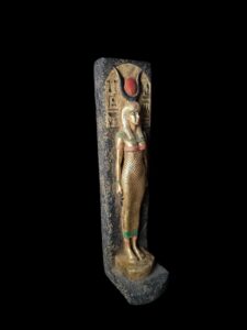 Manifest Handmade Goddess Hathor Statuette , Statue for the Egyptian Goddess Venus - Image 3