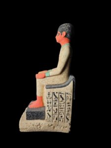 Museum Imhotep Statue - Ancient Egyptian Engineer Imhotep - the builder of Djoser's unprecedented step pyramid complex - Image 3