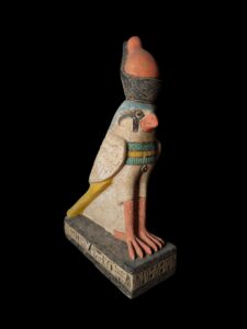 Egyptian God Horus Stone Statue: God of Sky - Image 3