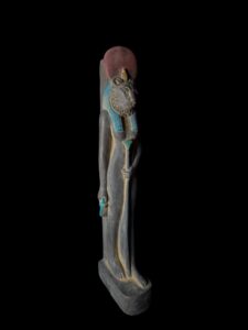 Egyptian Goddess Sekhmet Statue: Colorful Egyptian Statuette - Image 3
