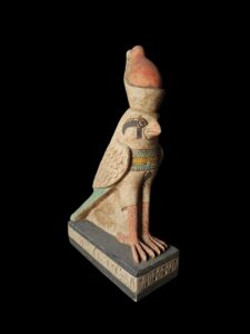 Egyptian God Horus Stone Statue - Image 3