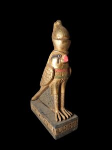 Egyptian God Horus Stone Statue: God of Sky - Image 3