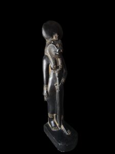 Egyptian Goddess Sekhmet Statue: Colorful Egyptian Statuette - Image 3