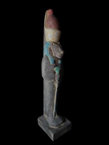 Egyptian Goddess Sekhmet Statue: Colorful Egyptian Statuette - Image 3