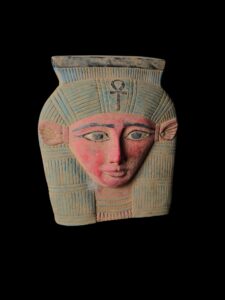 Large Goddess Hathor Statuette, Statue for the Egyptian Goddess Venus - Image 3