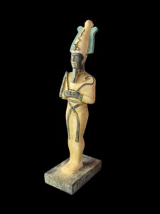 Basalt Egyptian God Osiris Statue: Unique Home Decor - Image 3