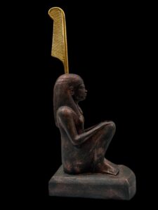 Large Ma'at Statue: Egyptian Goddess of Justice - Image 3