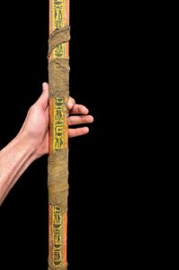 Sceptre staff, Head of Anubis Waz sceptre. Ancient Egyptian waz-scpetre - Image 3