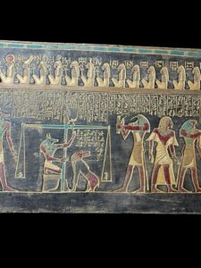Ancient Egypt Judgment Day Wall Relief with Anubis - Image 3