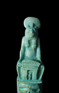 Egyptian Goddess Sekhmet and Hathor Art Print: Mythology Wall Decor - Image 3