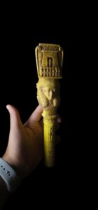 Manifest Handmade Goddess Hathor Statuette , Statue for the Egyptian Goddess Venus - Image 3