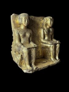 Rare Egyptian King and Queen Statue: Ancient Egypt Decor - Image 3