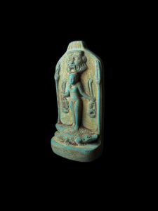 Horus Cippus Stele Amulet: Egyptian God Bes Protection - Image 3