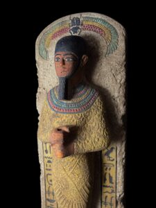 Rose & Black Granite God Ptah Statue: Egyptian Decor Replica - Image 3