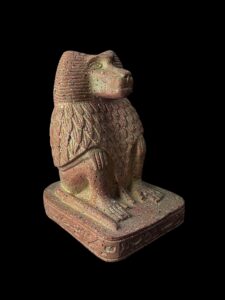 Egyptian Baboon statue, Museum Baboon symbol made in Egypt. - Image 3