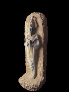 Basalt Egyptian God Osiris Statue: Unique Statuette - Image 3
