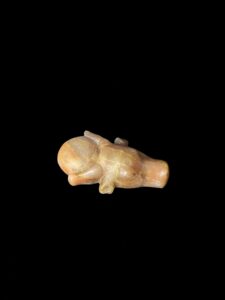 Hand-Carved Goddess Hathor Amulet: Egyptian Artisan Pendant - Image 3