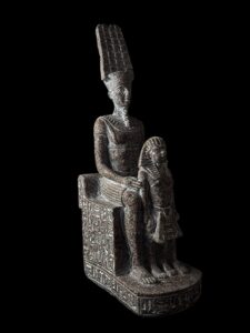 Egyptian God Amun Statue: Museum Replica, Creator God - Image 3