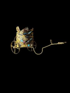 Egyptian Chariot: Eye of Horus, Nekhbet Goddess - Image 3