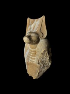 Quartz Egyptian God Anubis Statue: Afterlife Decor - Image 3