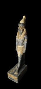 Basalt Egyptian God Horus Statue: Falcon God of Sky - Image 3