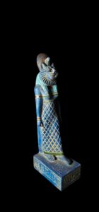 Egyptian Goddess Sekhmet Statue: Colorful Statuette - Image 3