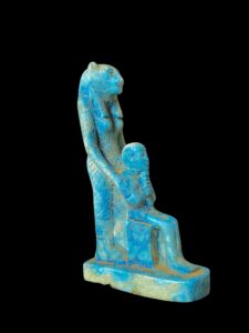 Egyptian Goddess Sekhmet Statue with God Ptah - Made in Egypt - Image 3
