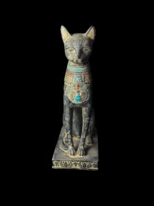 Ancient Egyptian Goddess Bastet statue, Home decor statues made in Egypt - Image 3