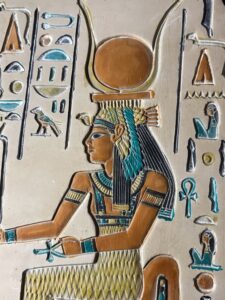 Goddess Hathor and Maat Relief: Egyptian Art - Image 3
